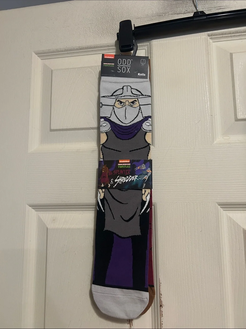 ODD SOX Teenage Mutant Ninja Turtles and Splinter & Shredder Crew Socks